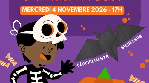ATELIER ORIGAMI D'HALLOWEEN